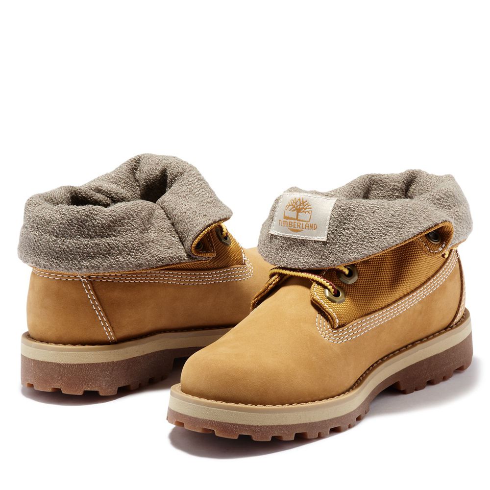 Zapatillas Timberland Niños Junior Courma Roll-Top Boots Marrones - Chile OAF-427583